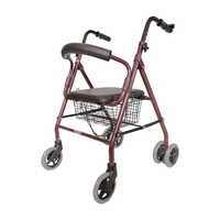 Easycare Folding Rollator With Easy Tool Free Installation (get Active Stay Active) 75kg Capacity