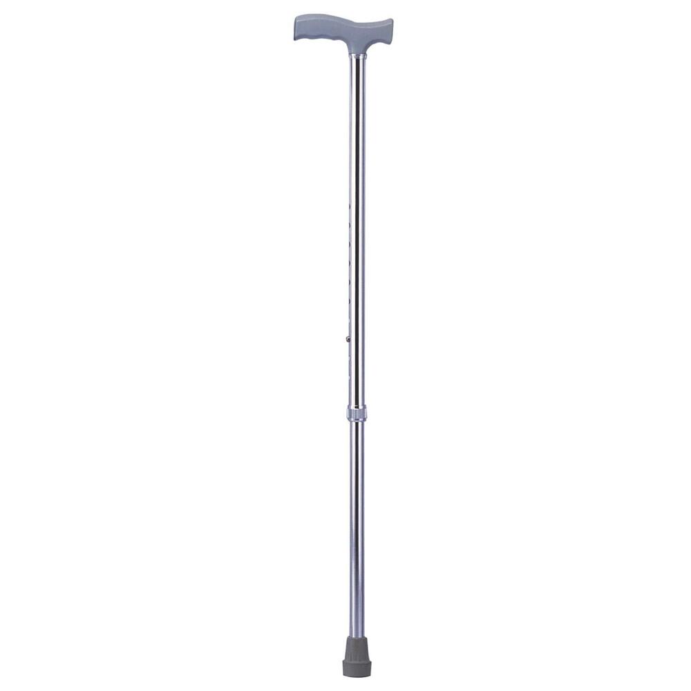 EASYCARE Aluminum Walking Stick (Height Adjustable 71-94 CM Weight Handling Capacity 50 Kgs) Light Weight