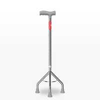 Easycare Walking Stick  Lightweight Aluminium With 10 Height Levels Adjustable  Ergonomic Handle, Anti-slip Base  Support For Old Age Seniors, Men, Women & Patients (high Rise 3