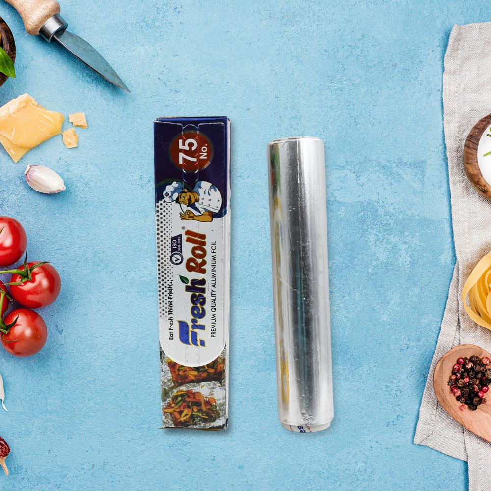 Premium Quality Aluminum Foil Roll Heavy Duty Thick Foil Baking Grilling 295 Mm 1 Pc - Color: Mix