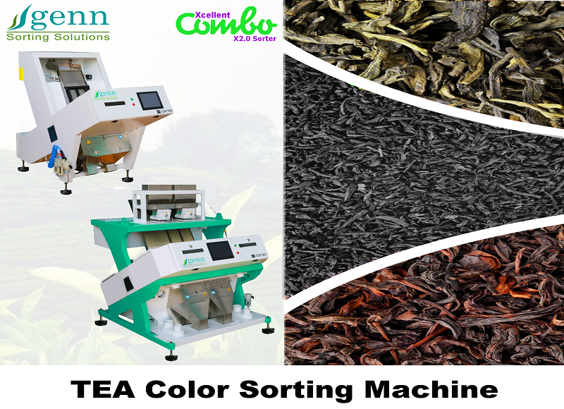 Tea Color Sorter Machine Double Stage - Accuracy: 99.9 %
