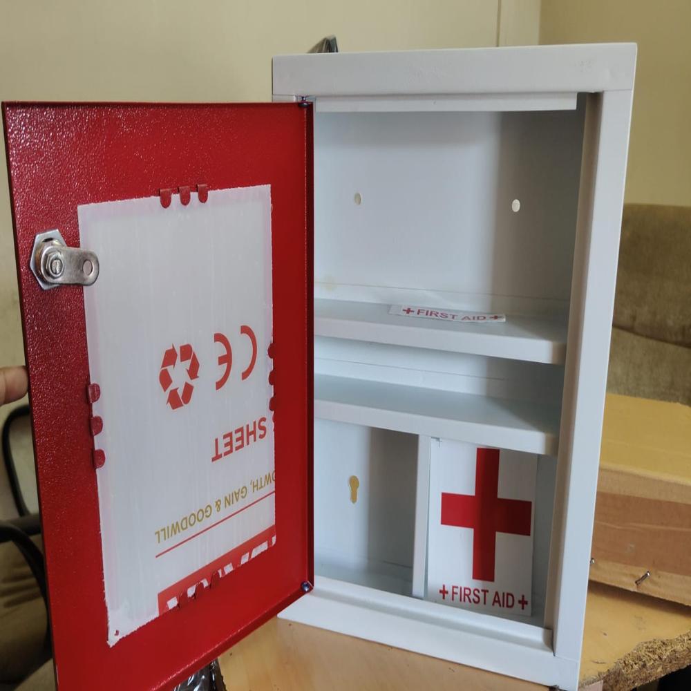 First Aid Empty Metal Box