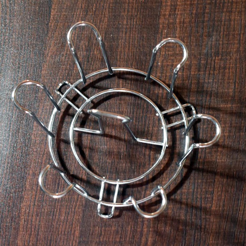 SS Round Glass Stand used for holding sensitive glasses