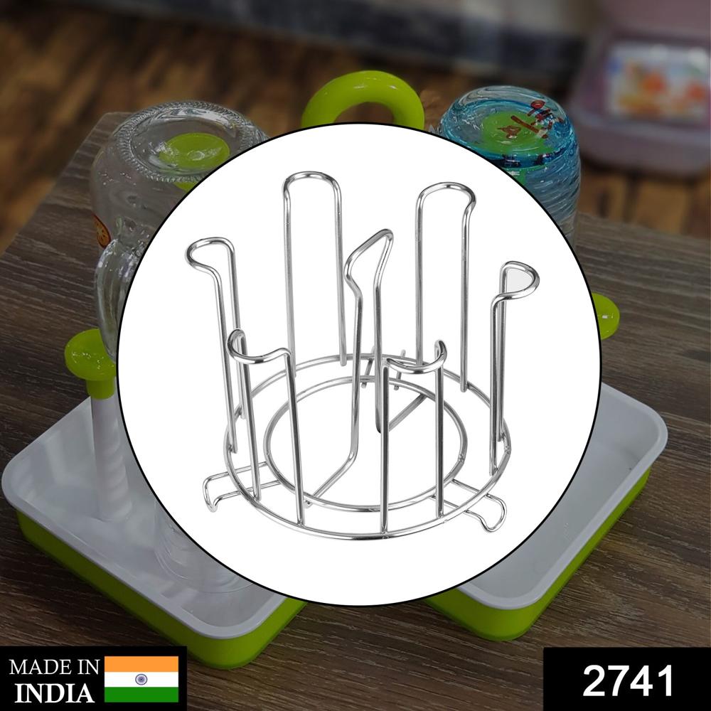 SS Round Glass Stand used for holding sensitive glasses