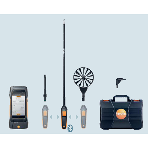 Testo 400 Air Flow Kit With 16mm Vane Probe