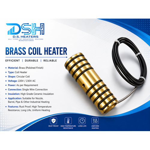 Hot Runner Brass Coil Heaters