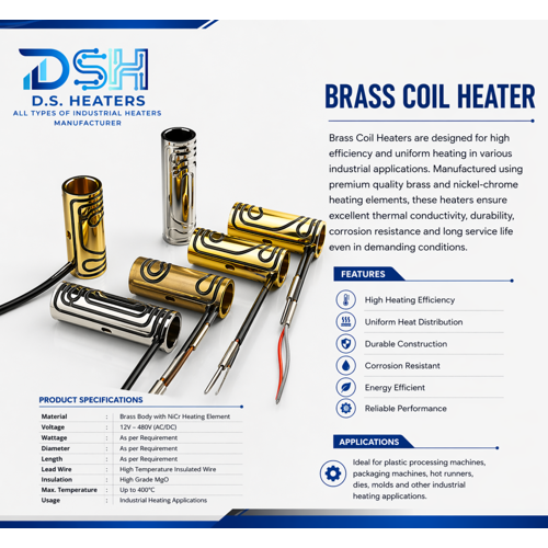 Hot Runner Brass Coil Heaters