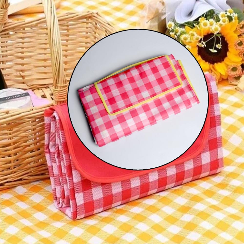 Mat, Picnic Blanket Beach Mat Waterproof Blanket Foldable Picnic, Beach, Camping - Color: Mix