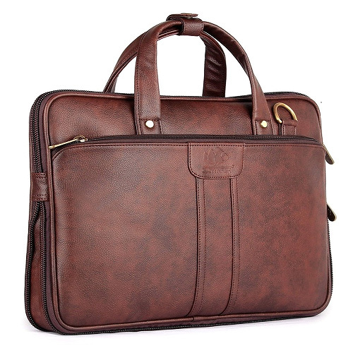 Brown Leather Bag - Design: Classic Structured