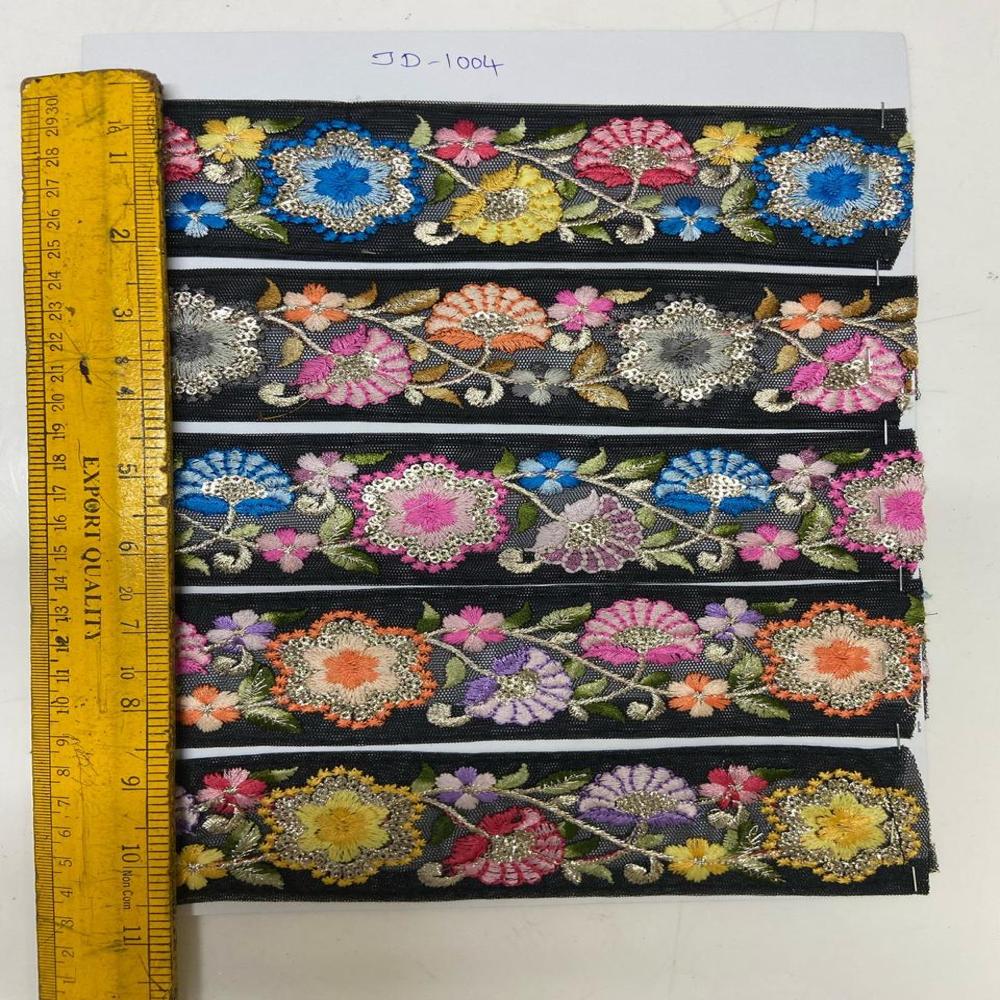 Designer Embroidery Lace - Color: All Color