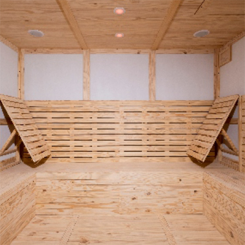 8X8 Feet Club Zen Sauna Room
