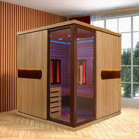 6x6 Feet Blizz Solace Sauna Room - Capability: Accommodates 4-5 Persons
