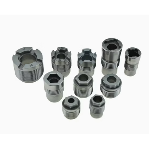 Customized Precision Machining Thread Tungsten Carbide Nozzle for Oil Service Industry