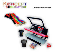 Lanyard Heat Press Machine - Mild Steel, 900x500x1200 Mm, 2kw Power | Digital Lcd, Teflon-coated Plates, Manual Pressure Adjustment
