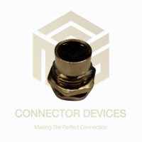 M12 6 Pin Male & Female Bulkhead Front Nut - Application: Automation