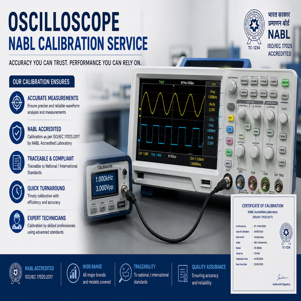 Oscilloscope NABL Calibration Service