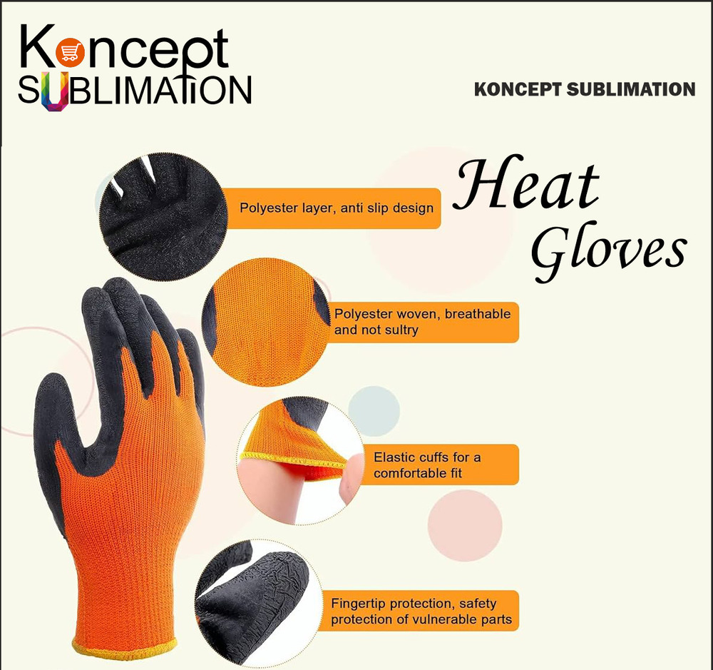 Sublimation Heat Gloves