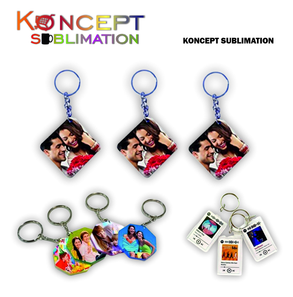 Sublimation Photo Keychains