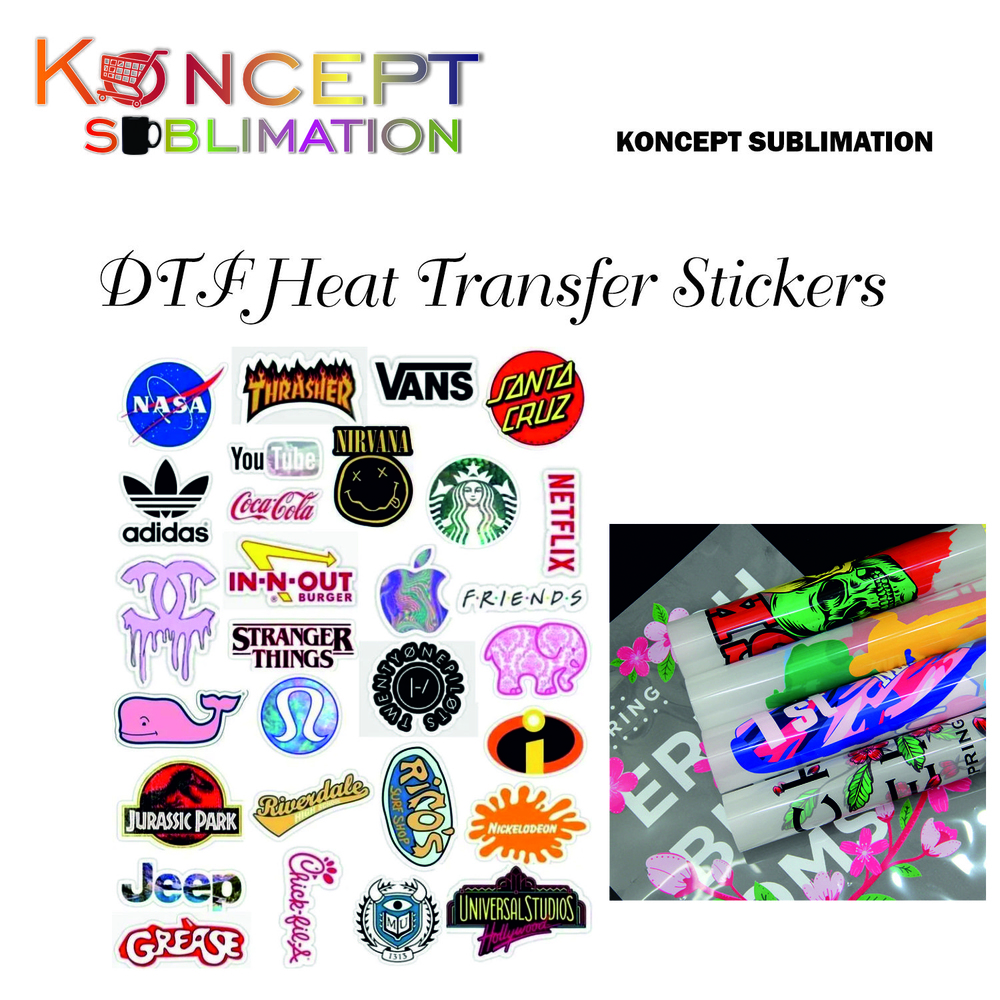 DTF Heat Transfer Stickers