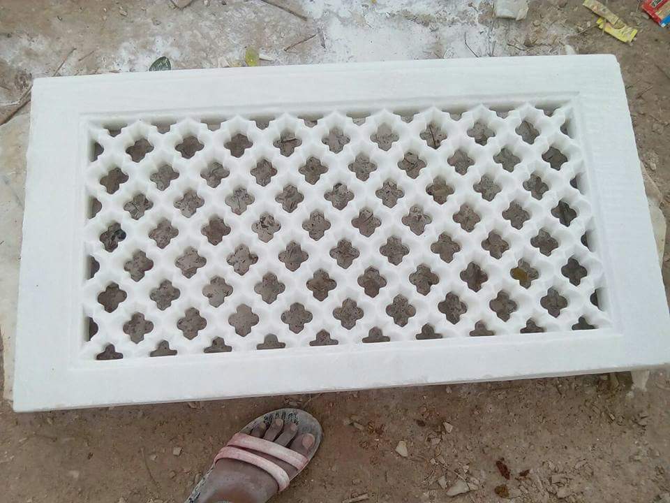 Marble Jali - Color: White