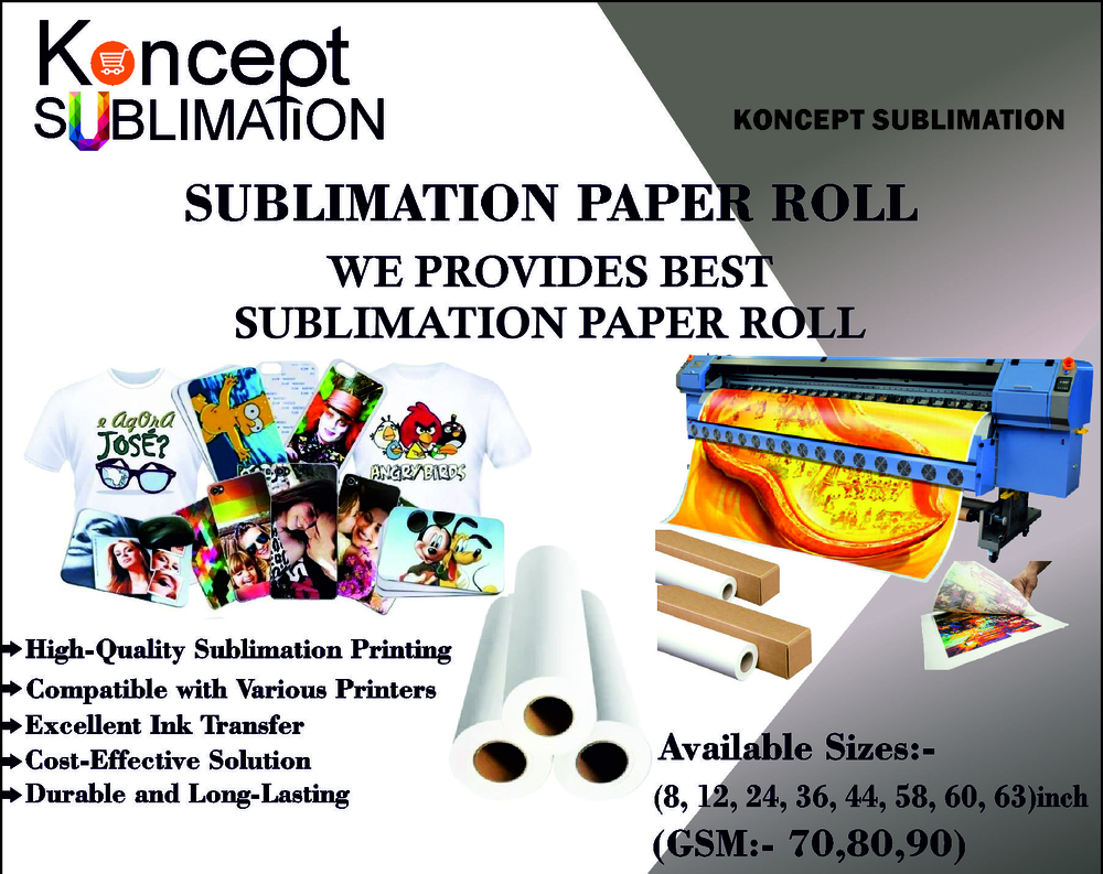 Sublimation Printed Paper Roll Services