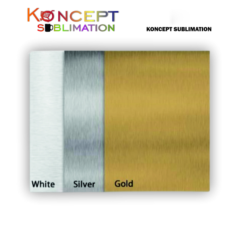 White Silver Gold Sublimation Aluminium Sheet