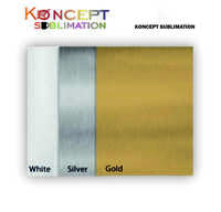 White Silver Gold Sublimation Aluminium Sheet