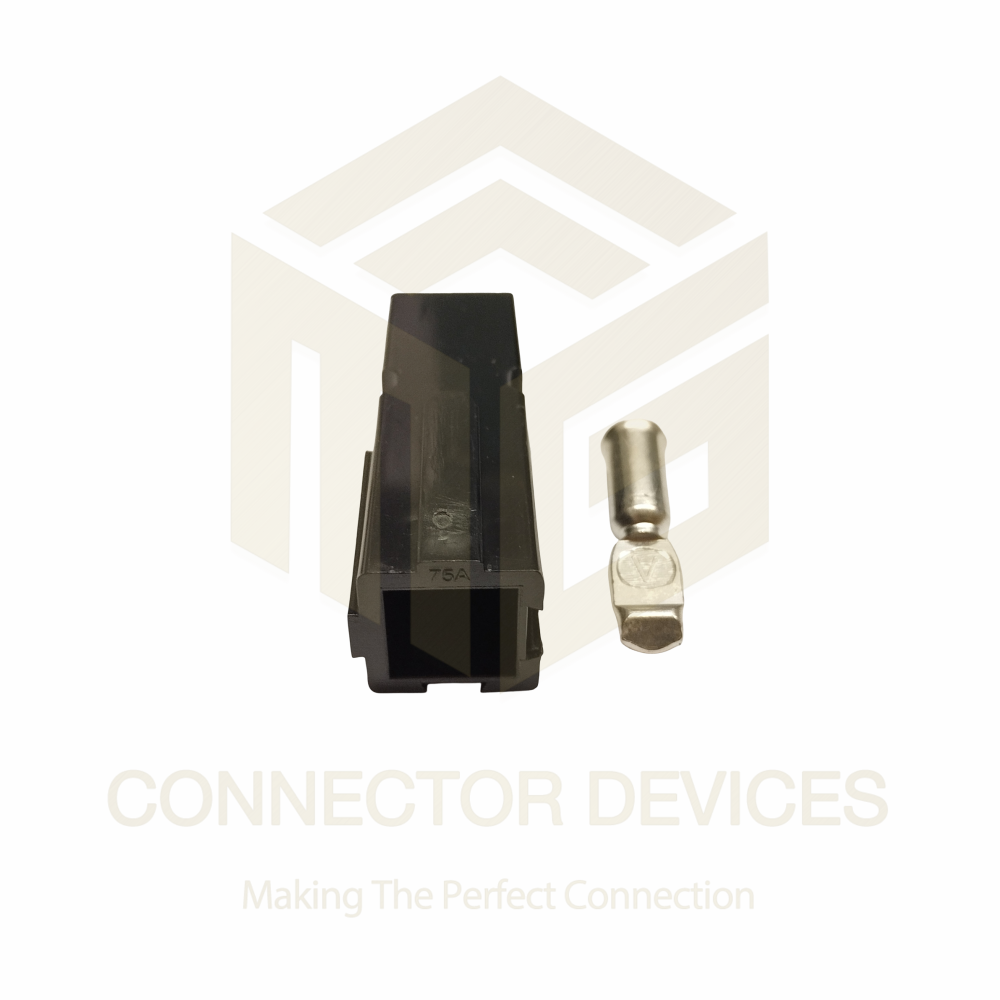 Anderson Battery Connector 50 Amp Single Pin (Black)