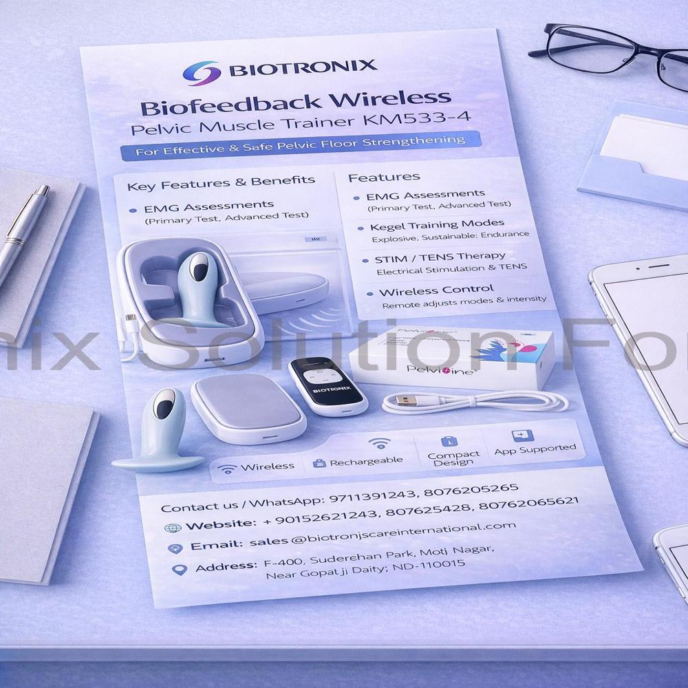 Wireless Pelvic Floor Strengthening Device for Daily Rehabilitation Programs