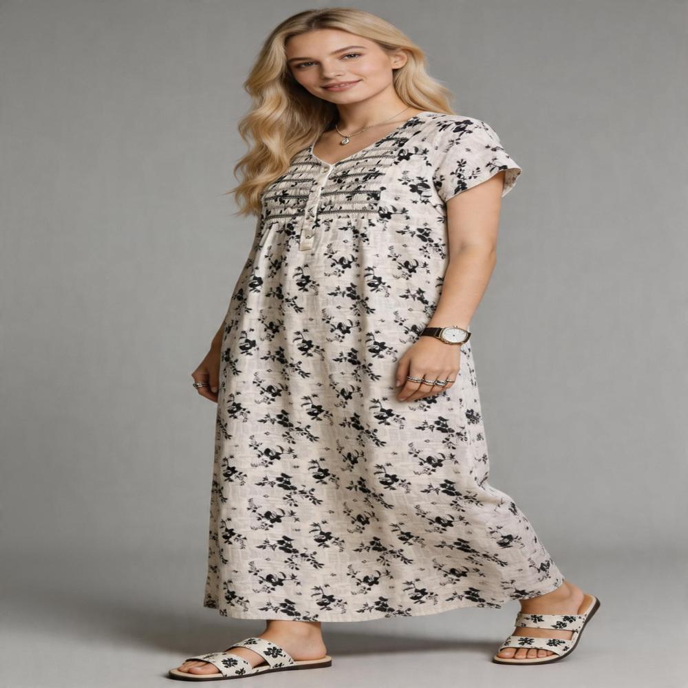 Evolove Pure Rayon Long Nightgown 