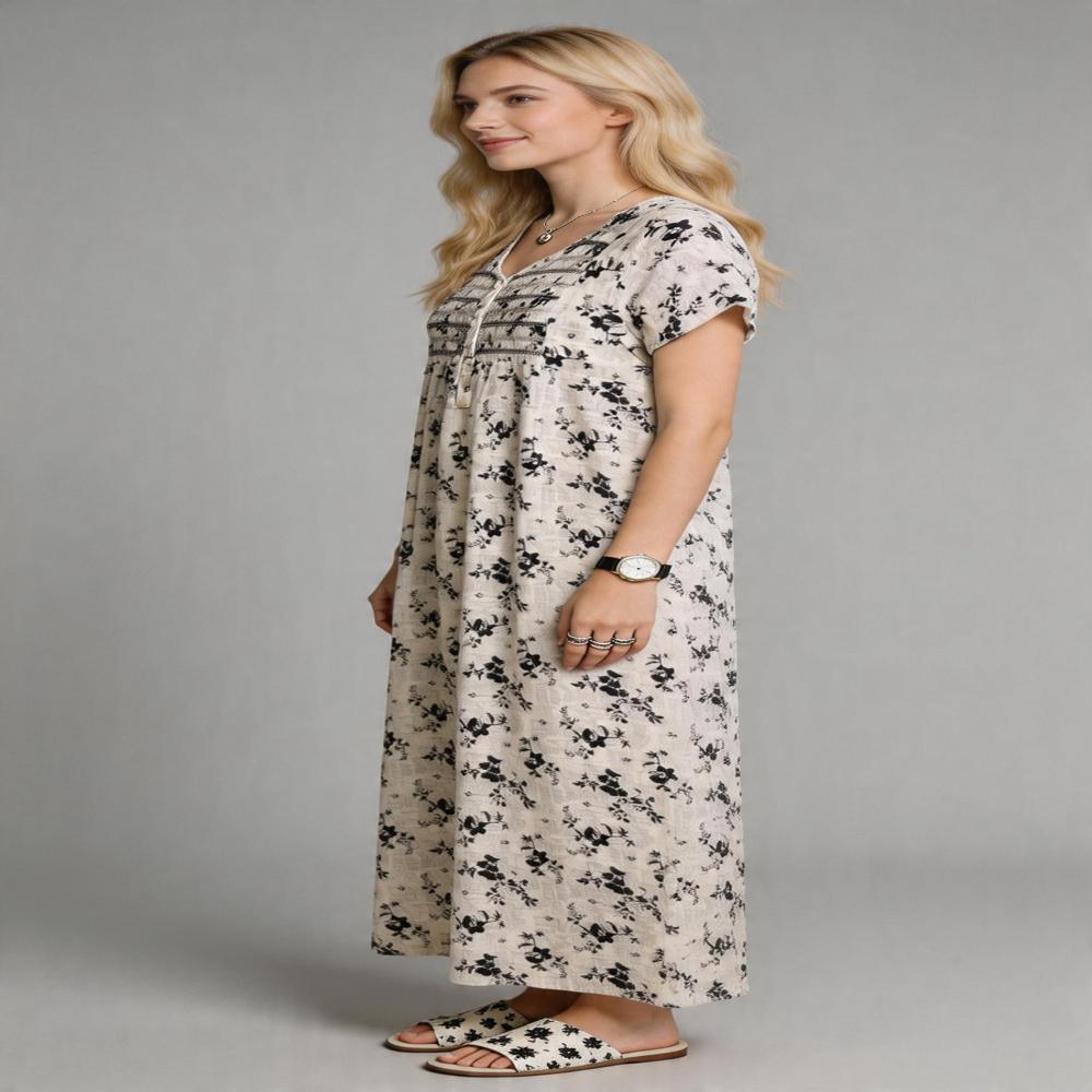 Evolove Pure Rayon Long Nightgown 