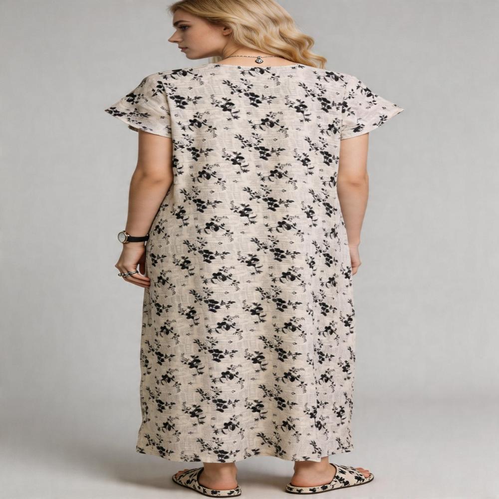 Evolove Pure Rayon Long Nightgown 