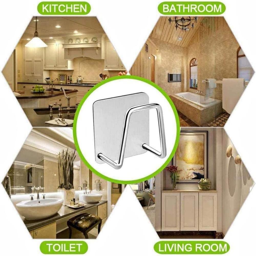 Adhesive Sink Sponge Holder Smart Kitchen Organizer