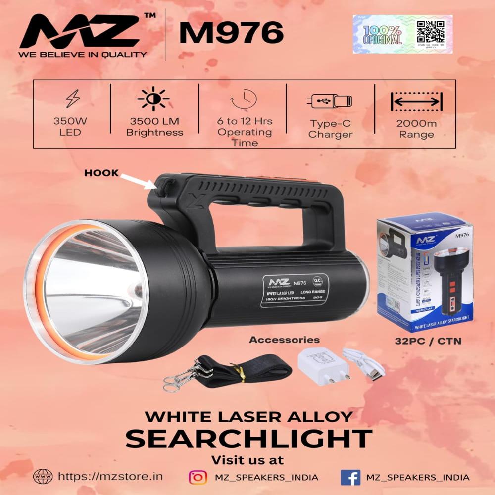 MZ M976 WHITE LASER ALLOY SEARCHLIGHT