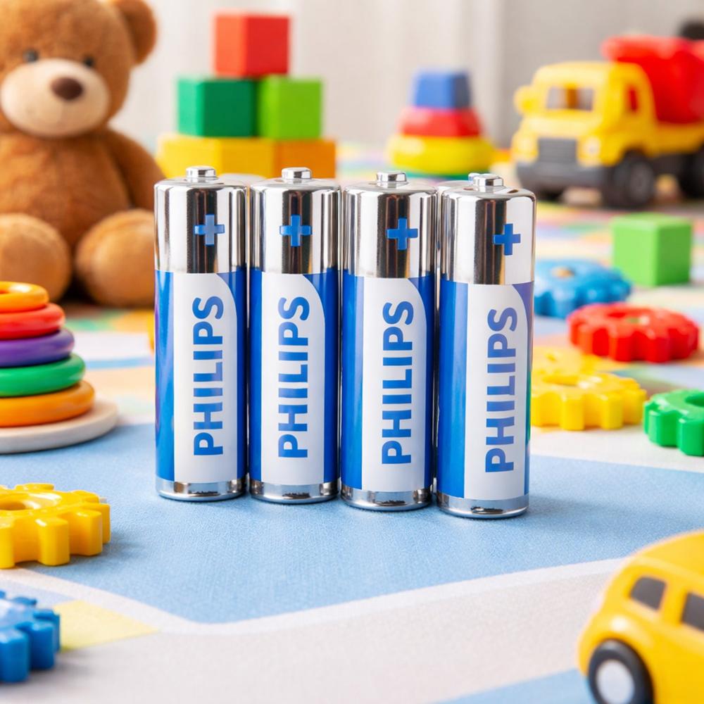 Aa Size Ultra Alkaline Batteries (4 Pc) - Color: Mix