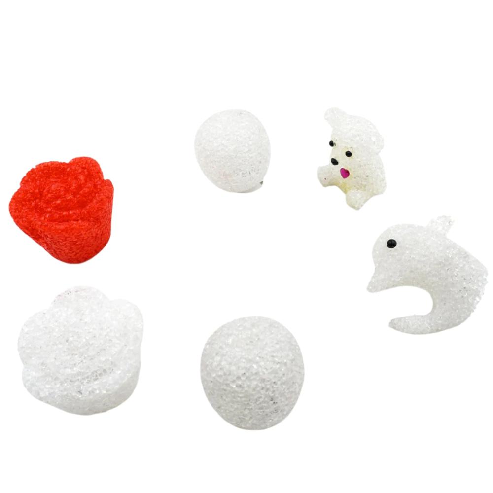 Christmas MULTI SHAPE SMALL LIGHT LAMPS LED SHAPE CRYSTAL CHRISTMAS NIGHT LIGHT LAMP (6 PC SET)