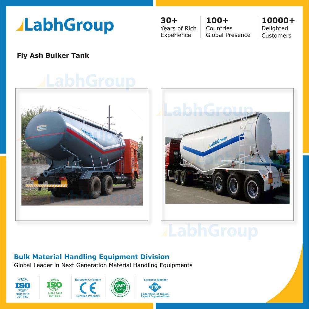 Fly Ash Mineral Powder Storage Silo - Color: Gray