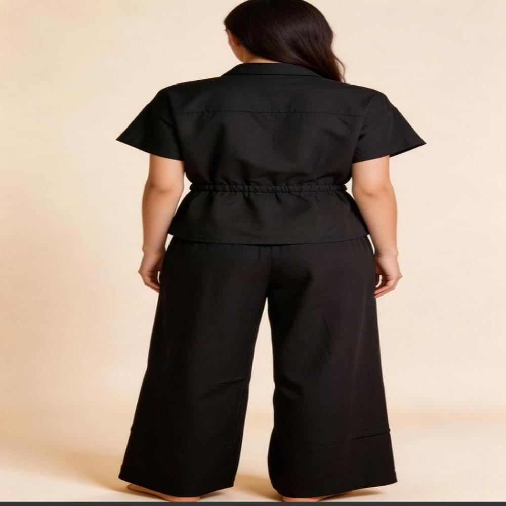 Evolove Cotton Flex Coord Pajama Set , Soft Breathable Lounge Wear 
