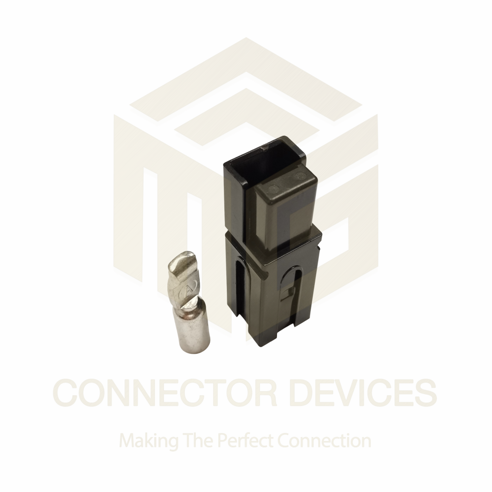 Anderson Battery Connector 75 Amp single pin (Black)
