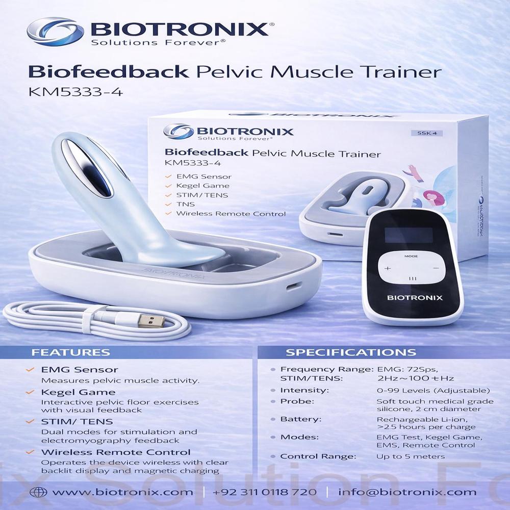 Advanced Pelvic Recovery Trainer with ETS Triggered Muscle Therapy