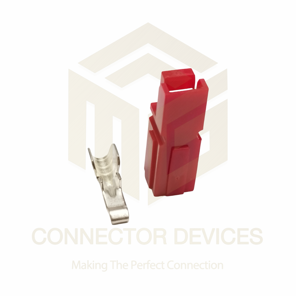 Anderson Battery Connector  45 Amp single pin (red)