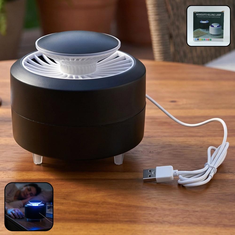 Electric Mosquito Killer Lamp Usb Powered Mosquito Trap Night Lamp (1 Pc) - Color: Mix