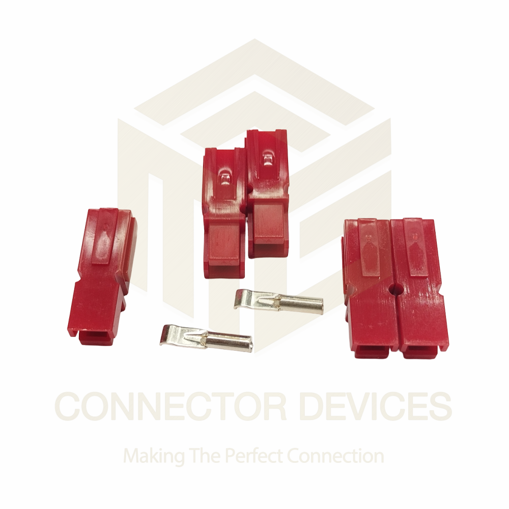 Anderson Battery Connector Single Pin  15 Amp Red