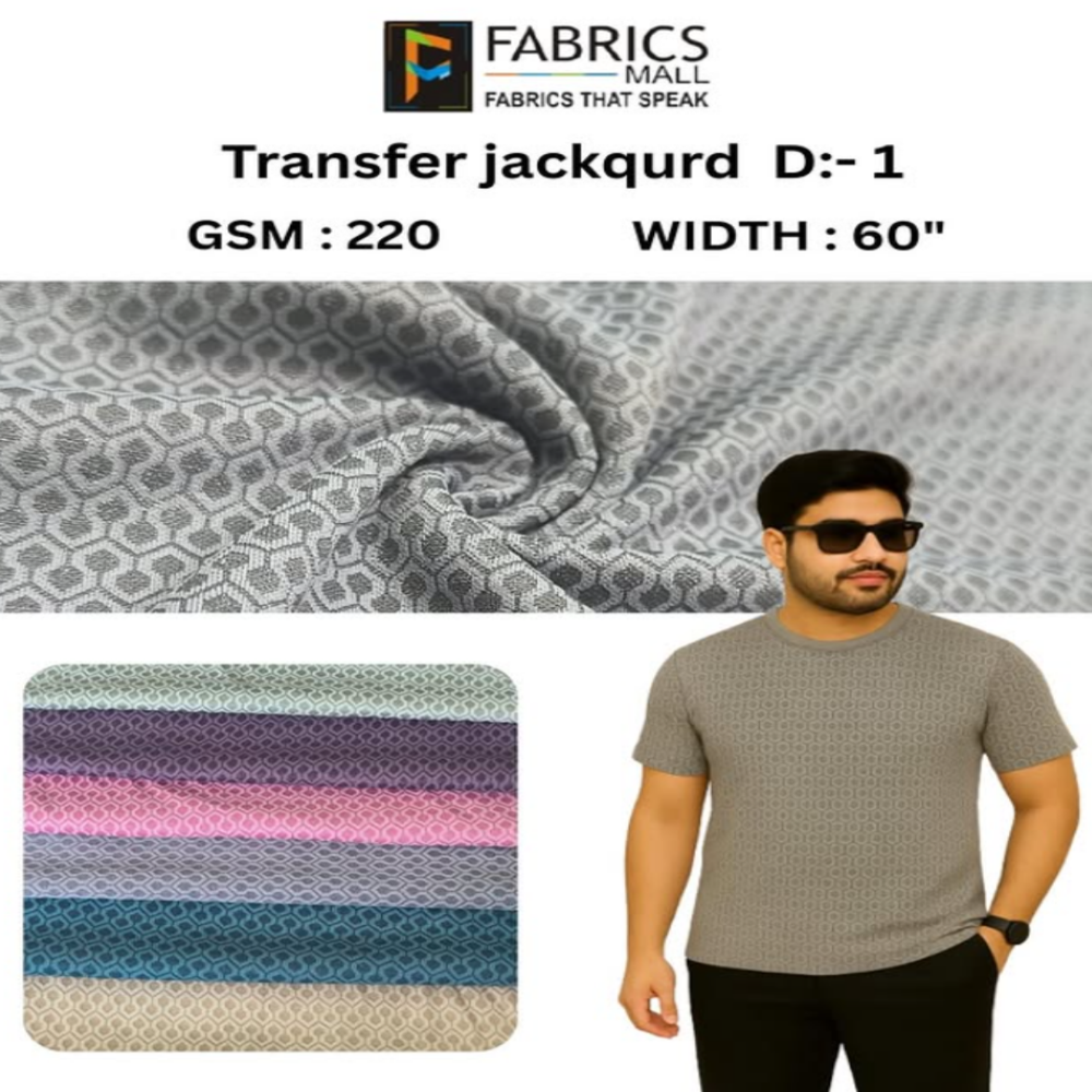 Transfer jackquard Fabric