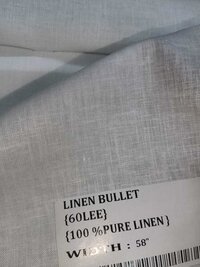 60 LEE PURE LINEN SHIRTING FABRIC