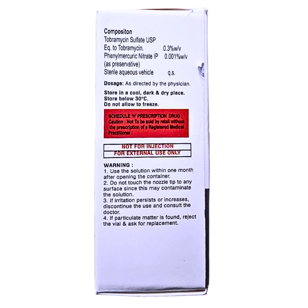 Tobramycin Ophthalmic Solution Usp - Brand Name: Cipvision Tibocloricus 0.3%