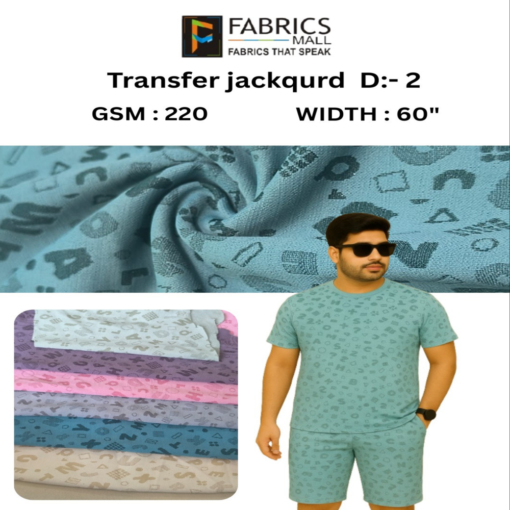 Transfer Jackquard Fabric