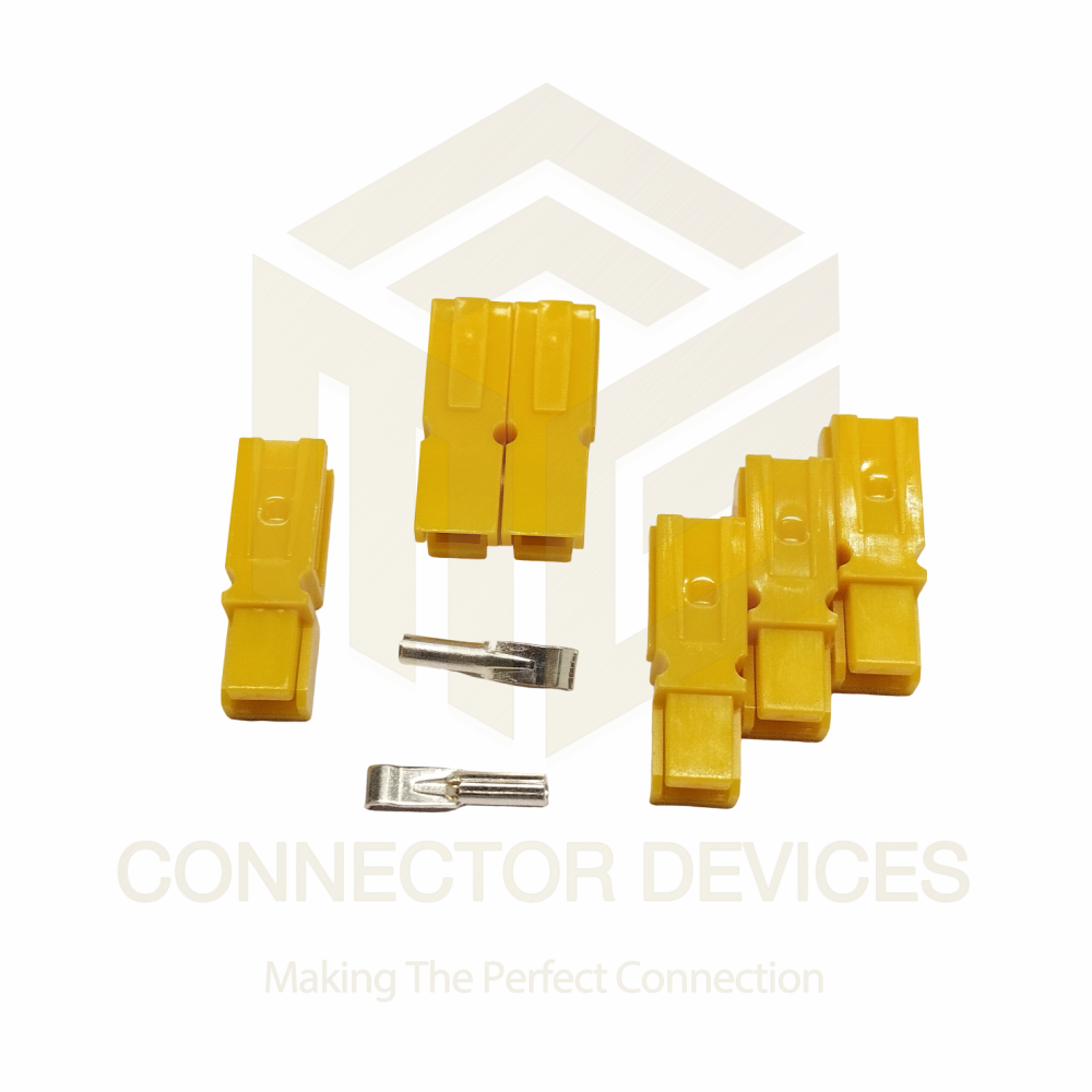 Anderson Battery Connector Single Pin  15 Amp Yellow