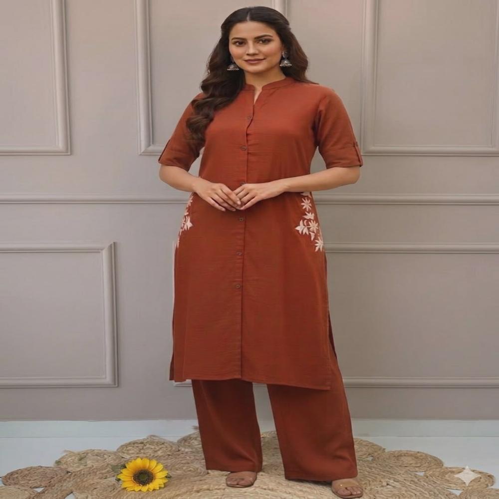 Cotton Coord Set - Bust Size: 46 Inch (In)