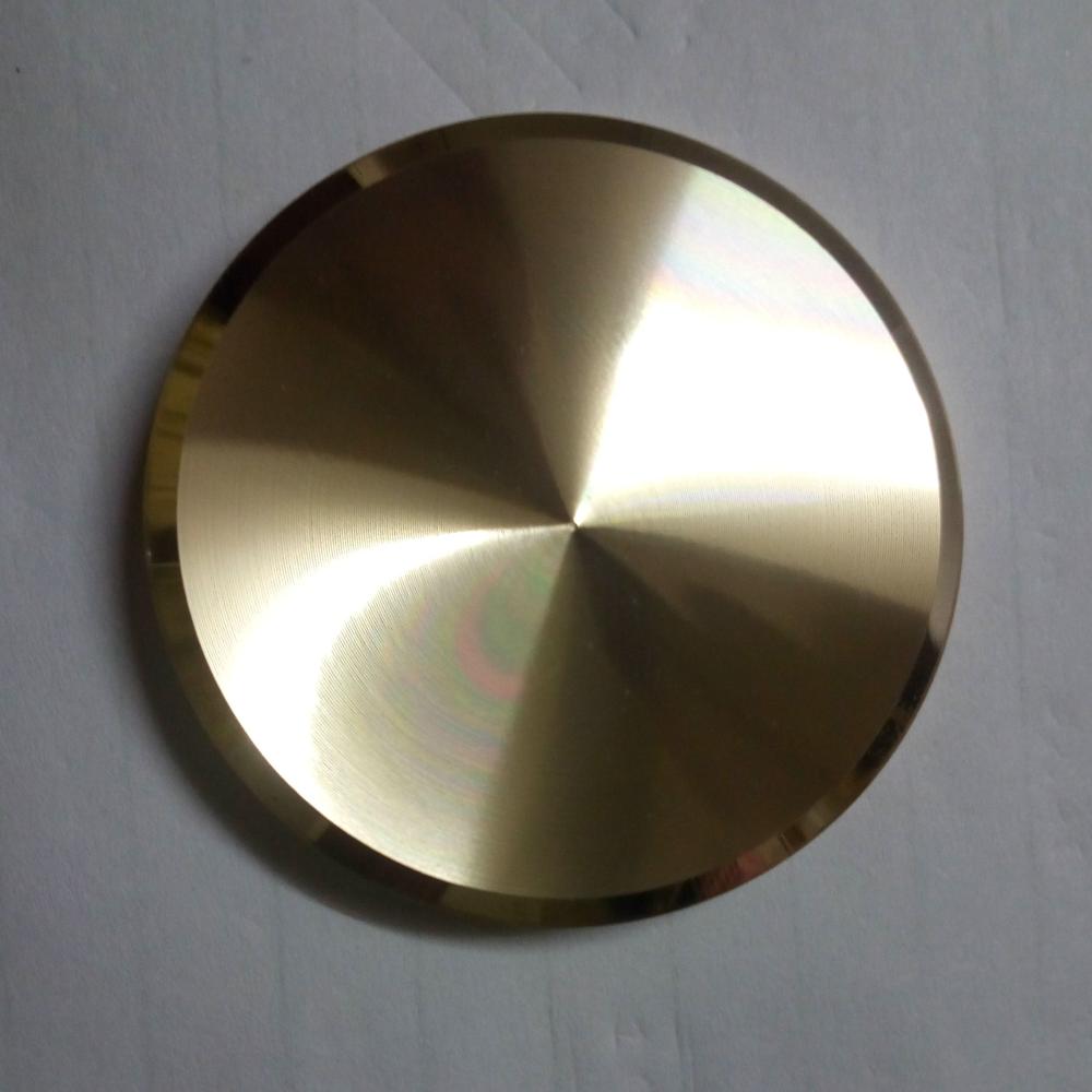Brass mirror cap